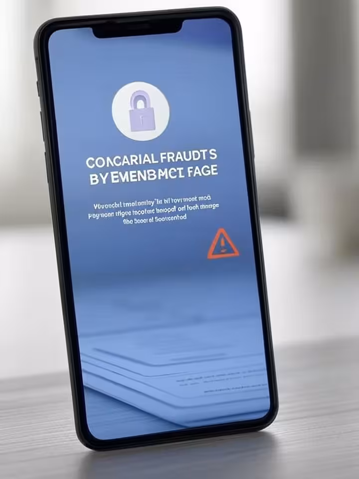 Split-screen comparison showing legitimate vs fraudulent payment request messages on smartphone, cyb